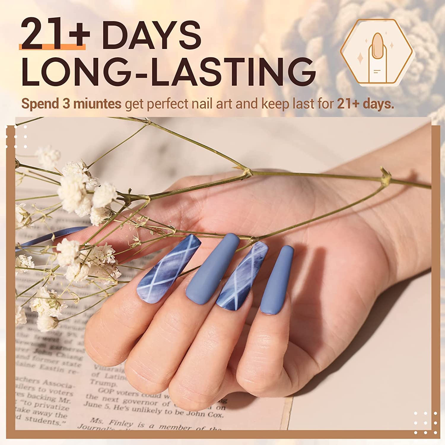 MODELONES Dip Powder Nail Kit Starter-12 Nude Colors French Style Dipping Powder with Base Top Coat 2 in 1 Set, Essential Manicure Nail Art System No Lamp Needed - Image 4