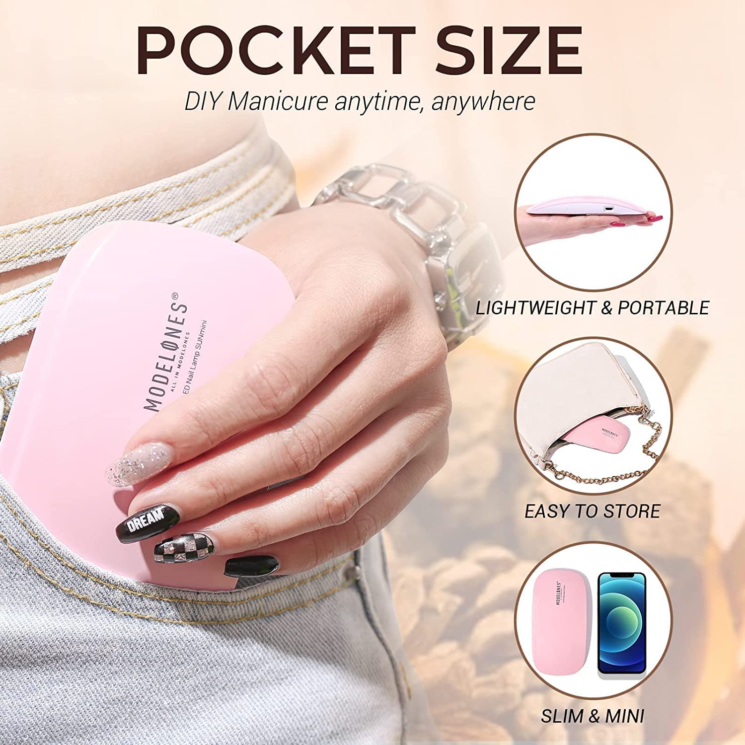 MODELONES Dip Powder Nail Kit Starter-12 Nude Colors French Style Dipping Powder with Base Top Coat 2 in 1 Set, Essential Manicure Nail Art System No Lamp Needed - Image 6