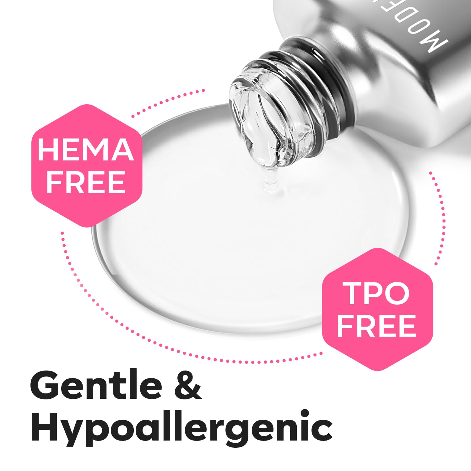 modelones Gel Top Coat and Base Gel Polish, 3 PCS Clear Glossy and Chrome Proof Matte Top Coat No Wipe, Base Coat Nail Polish Upgrade Formula Pro Manicure Essential Kit Gift for Women Girls Starter - Image 7