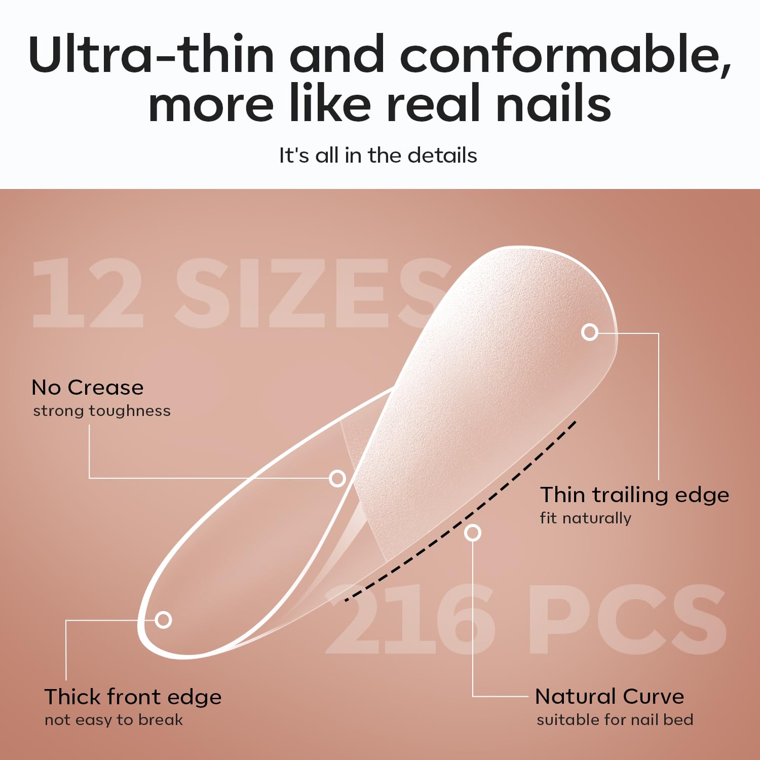 modelones Magnetic Cat Eye Gel Nail Polish with Nail Kit Short Almond Gel Nail Tips - Image 8