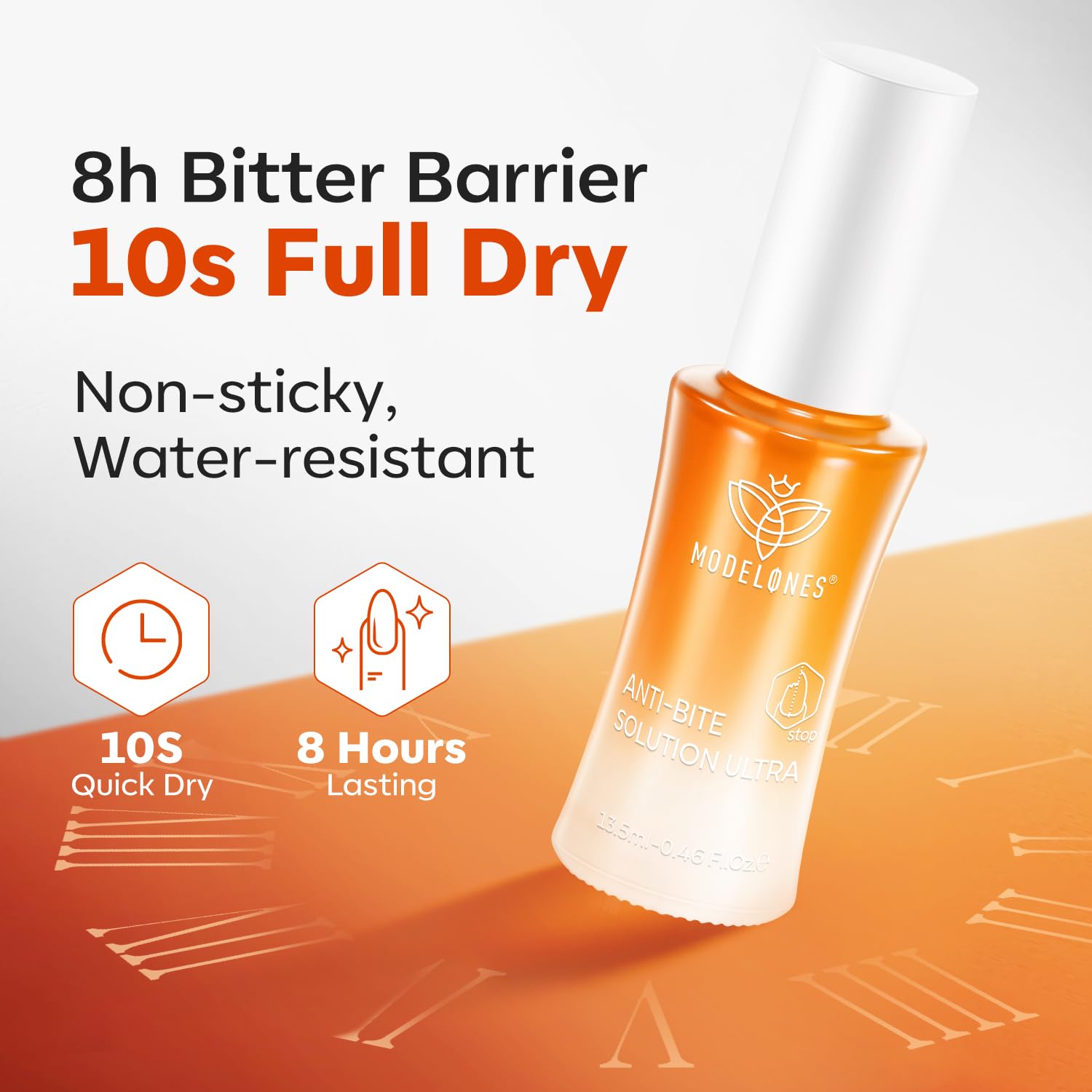 modelones Nail Biting Treatment for Kids New Thumb Sucking Deterrent Nail Biting Prevention for Kids Bitter No Bite Nail Polish Stop Biting Nails Repair for Damaged Nails 0.46 fl oz - Image 6