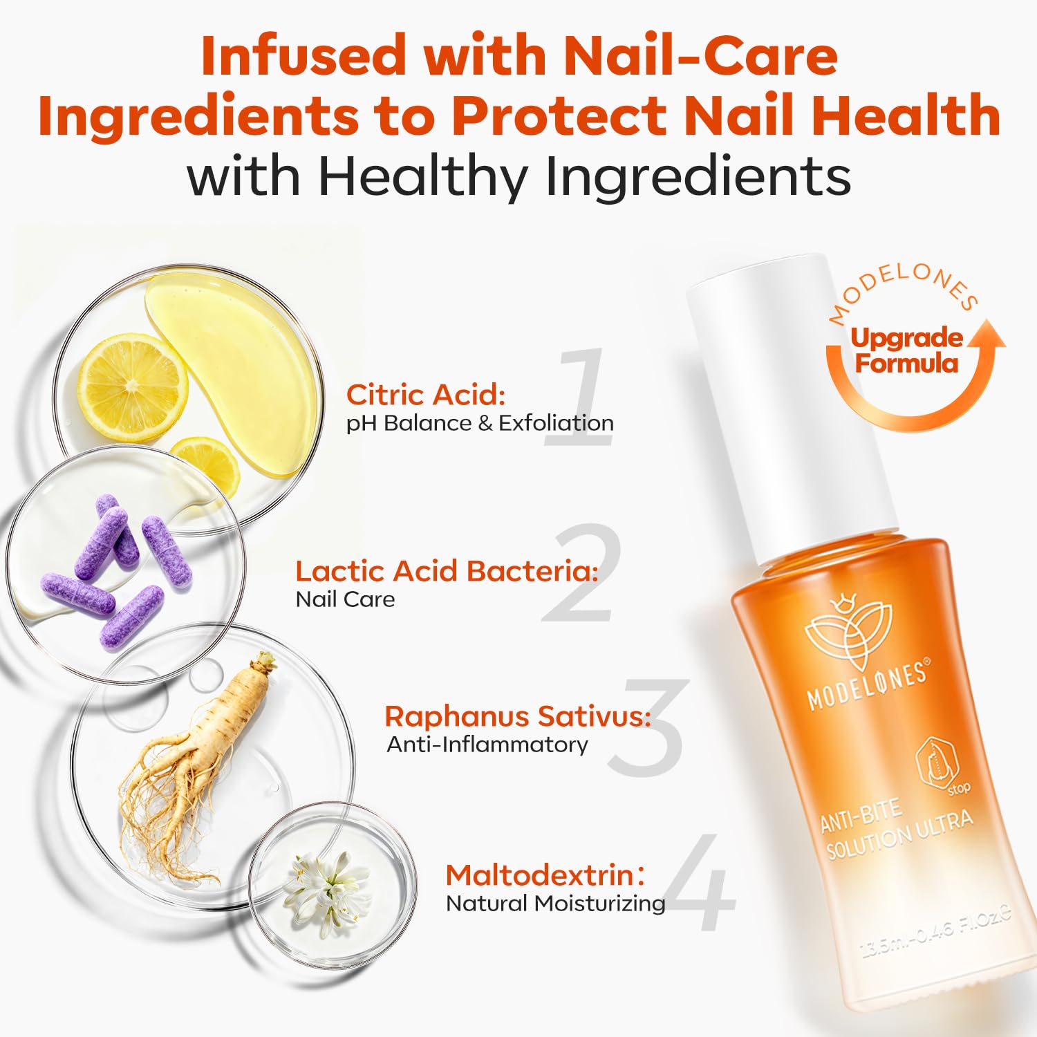 modelones Nail Biting Treatment for Kids New Thumb Sucking Deterrent Nail Biting Prevention for Kids Bitter No Bite Nail Polish Stop Biting Nails Repair for Damaged Nails 0.46 fl oz - Image 8