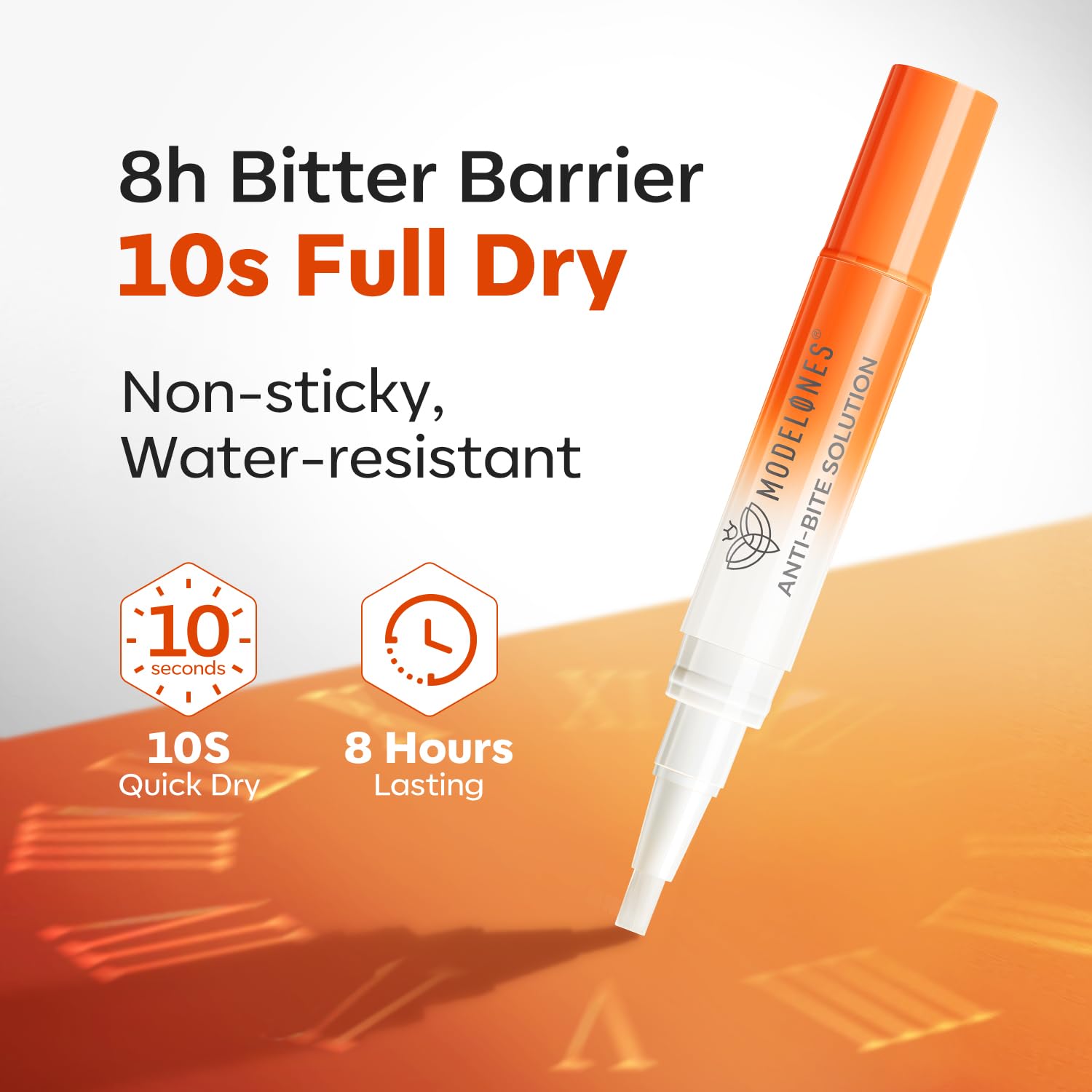 modelones Nail Biting Treatment for Kids Stop Biting Pen Bitter Nail Biting Prevention for Kids Thumb Sucking Deterrent Quick Dry No Bite Nail Polish Nail Repair for Damaged Nails Care 0.24 Fl Oz - Image 8