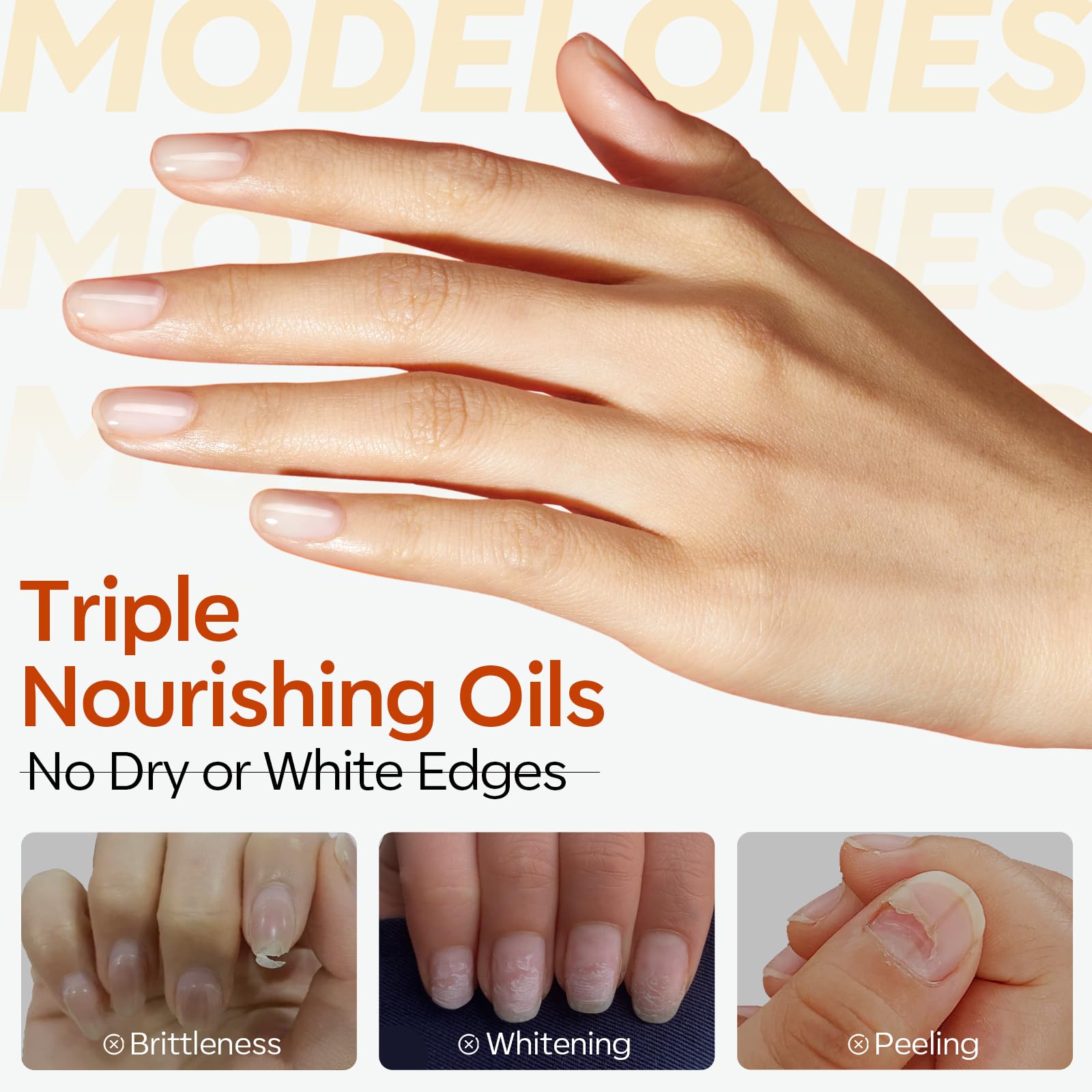 Modelones Nail Polish Remover, Gel Polish Remover Set with Jojoba Oil Fast Gentle Removal for Nail Glue Acrylic Dip Powder Press On Nails, Travel Home Salon Gift for Women 2 Fl Oz, Pack of 3 - Image 4