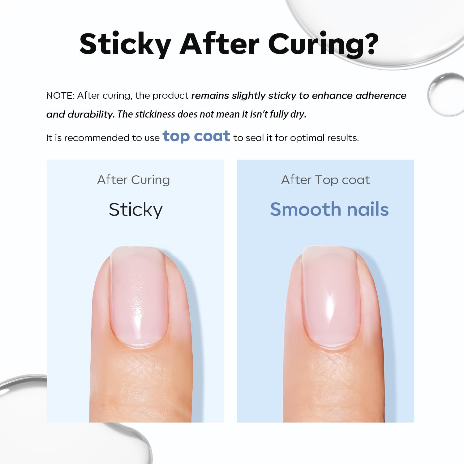 modelones Nail Thickening Solution, Dehydrator and Primer & Builder Nail Gel, 3Pcs Prep Dehydrate & Bond Primer Clear Gel Builder Polish Base Coat for Strengthener Apex Building, LED Lamp Cured 10ml - Image 6