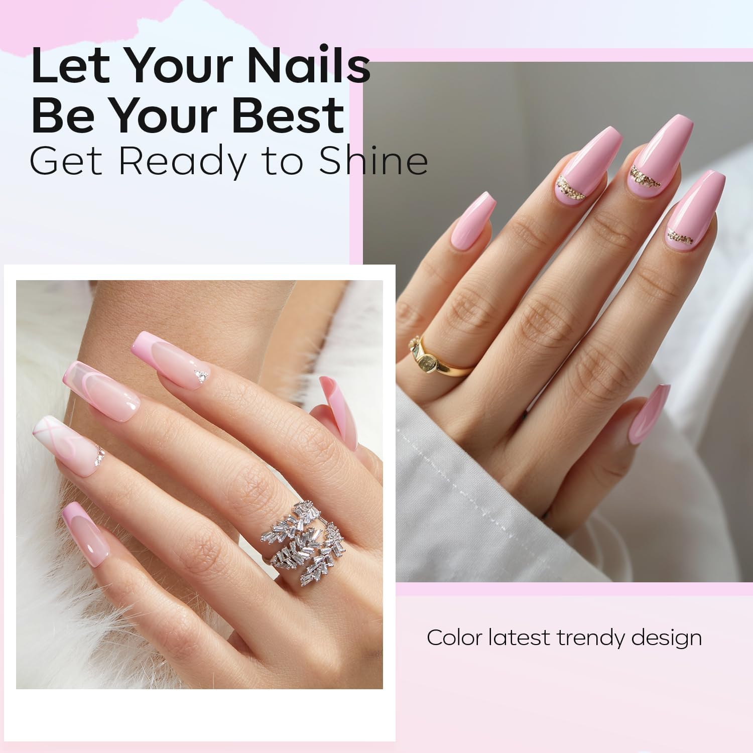 modelones Natural Pink Nail Polish, 15 ml Baby Pink Quick Dry Nail Lacquer Strengthener Long Last Shine Fingernail Toe Nail Art DIY Home Travel Manicure Gift for Women Girls 0.5 Fl Oz - Image 3