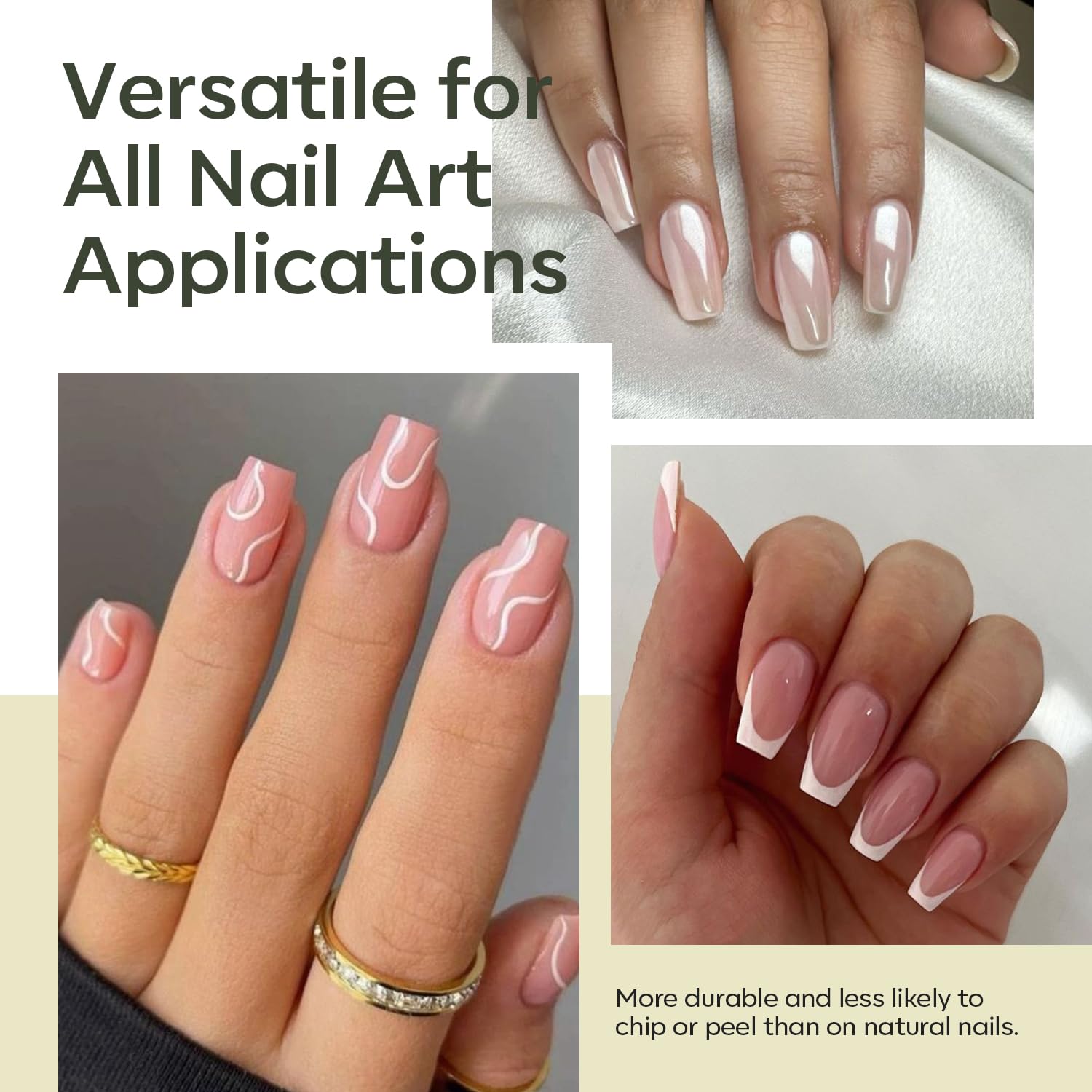 modelones Short Coffin Nail Tips, 504 PCS Half Cover Clear Acrylic Nail Tips Gel with Removable Number Handle with Box 12Sizes - Image 3