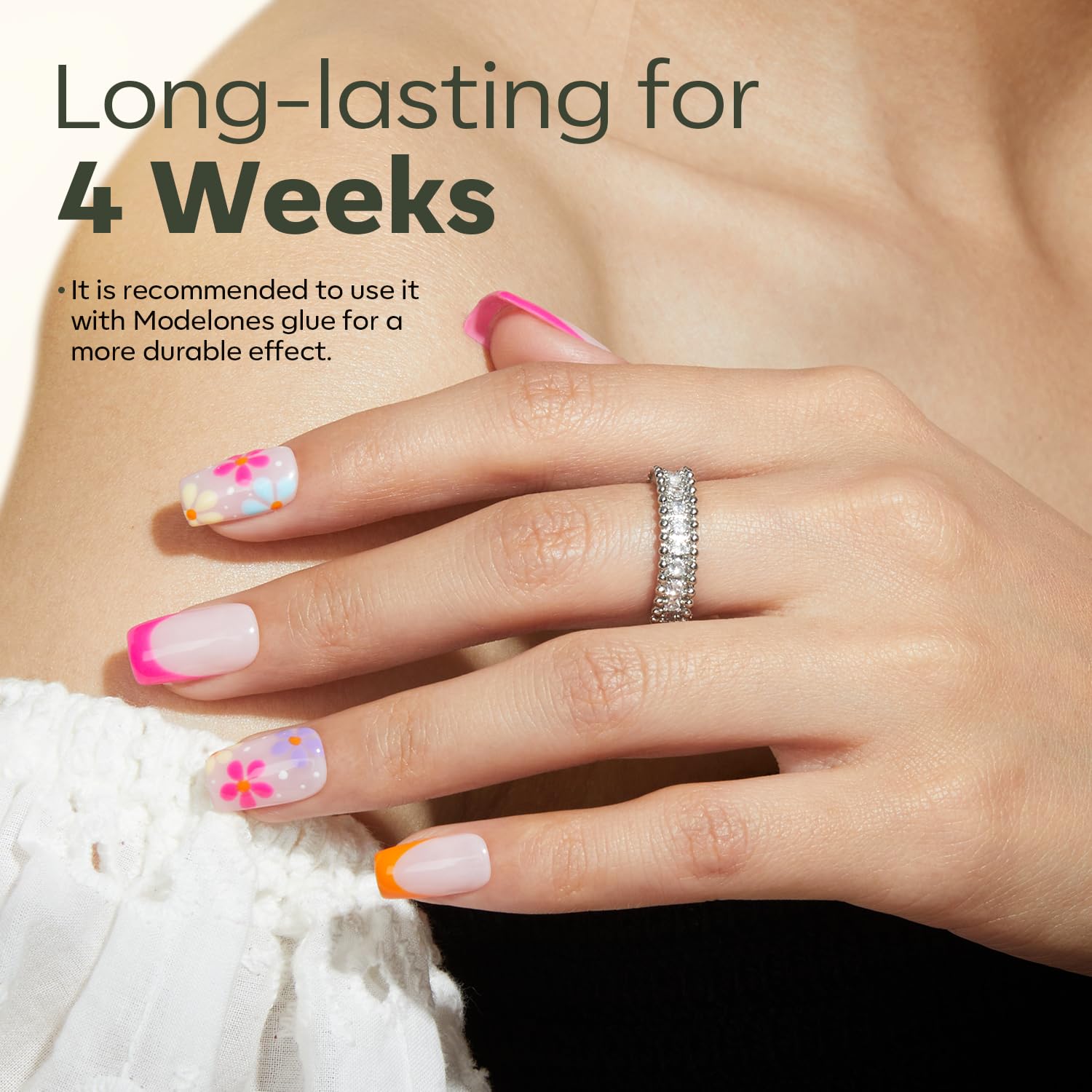 modelones Short Coffin Nail Tips, 504 PCS Half Cover Clear Acrylic Nail Tips Gel with Removable Number Handle with Box 12Sizes - Image 4